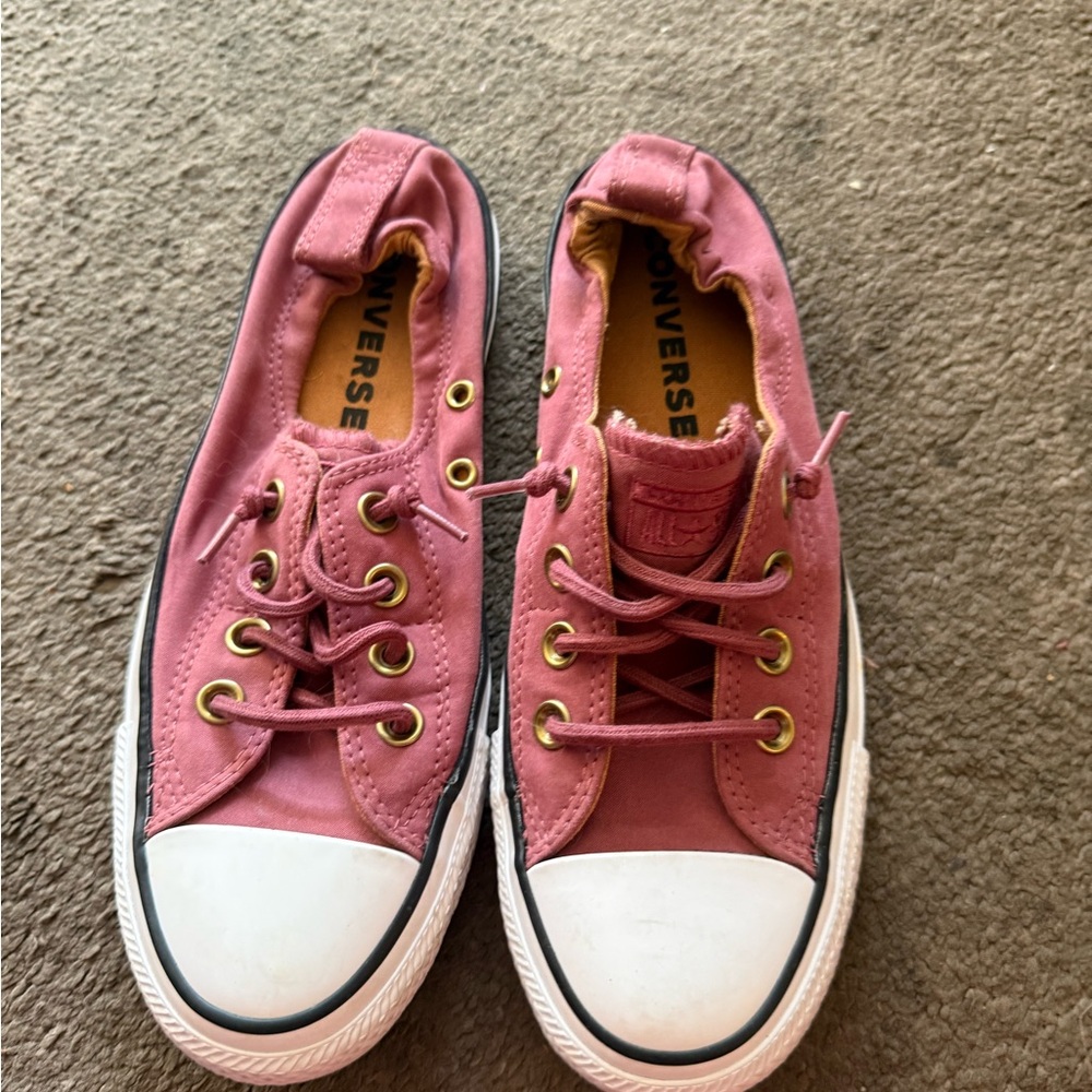 Converse salmon Pink Sneakers 7
